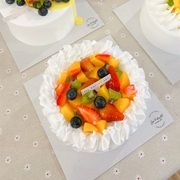 Fresh Fruits Cake